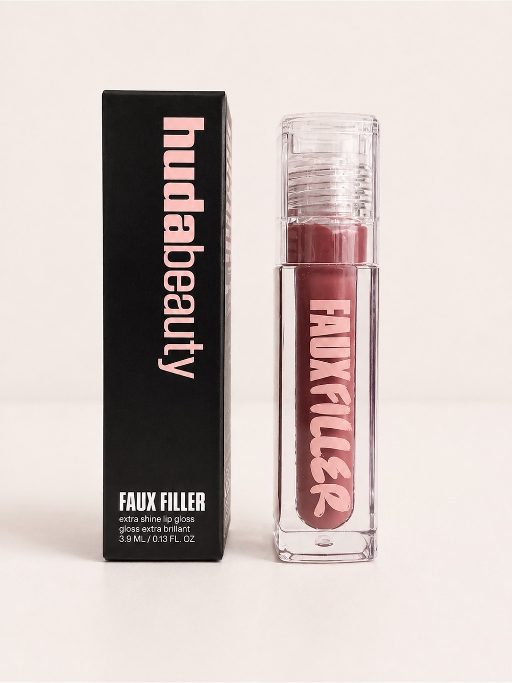 HUDA BEAUTY Faux Filler Lip Gloss -Posh
